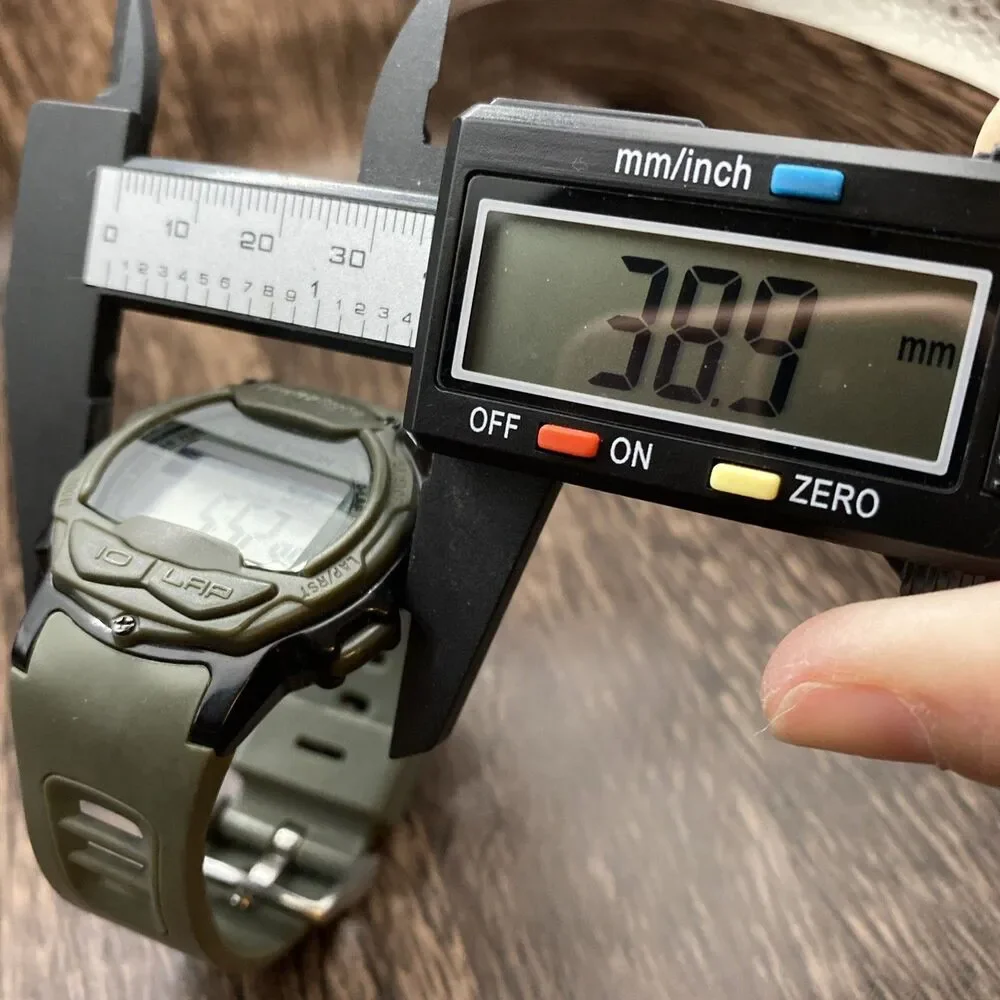 Freestyle Men’s Night Vision Digital 40mm Green Sport 10 Lap